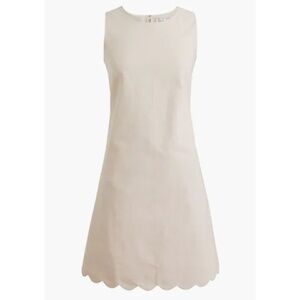 New J.Crew Scalloped shift dress